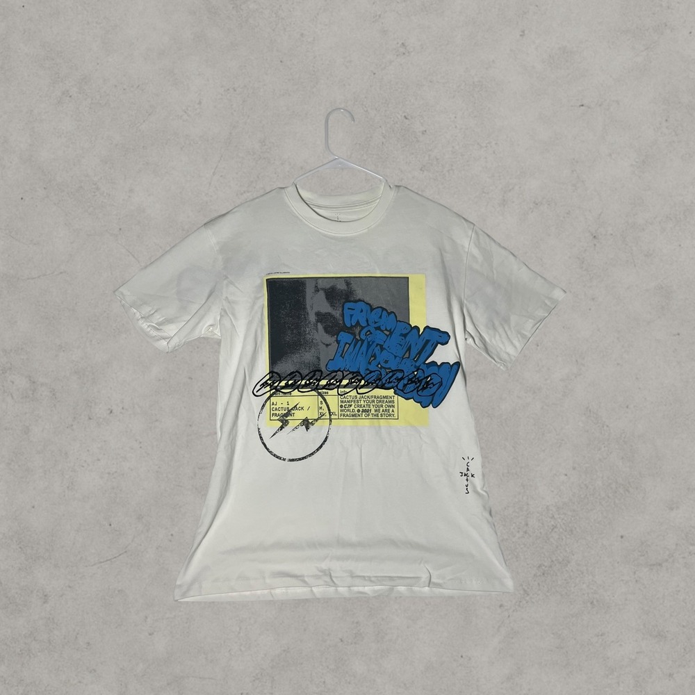 Travis Scott Cactus Jack Fragment Design Manifest Your Dreams Tour Shirt Cream L